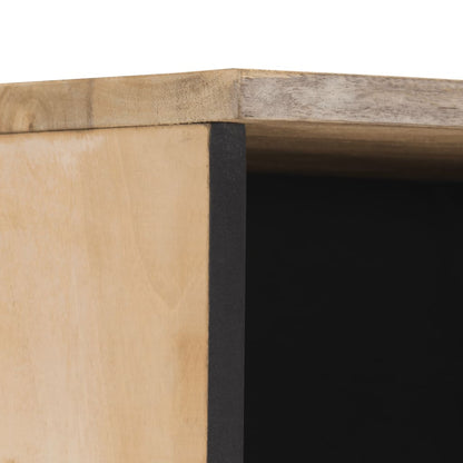Badkamerkast 38X33X160 Cm Massief Mangohout Naturel