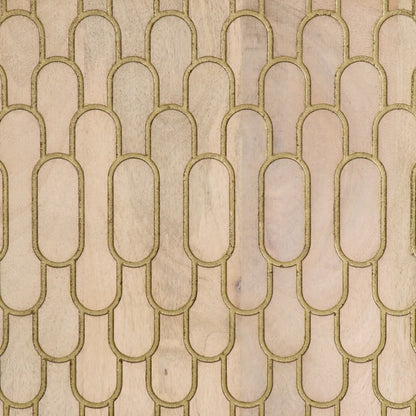 Badkamerkast 38X33X160 Cm Massief Mangohout Naturel