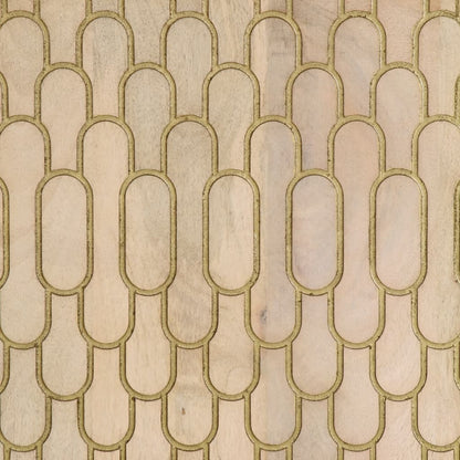 Bijzetkast 60x33x75 cm massief mangohout