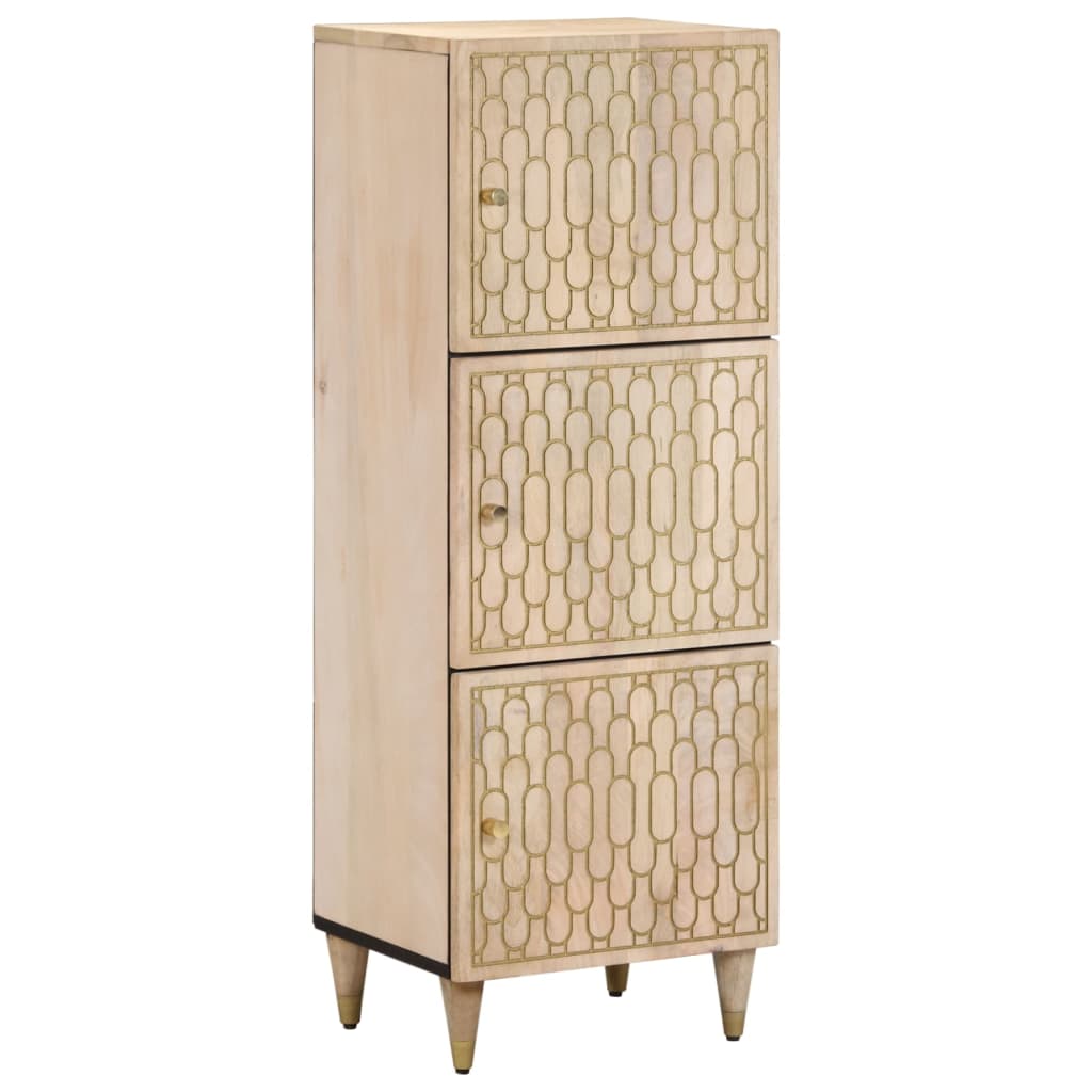 Hoge kast 40x33x110 cm massief mangohout