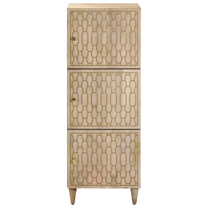 Hoge kast 40x33x110 cm massief mangohout