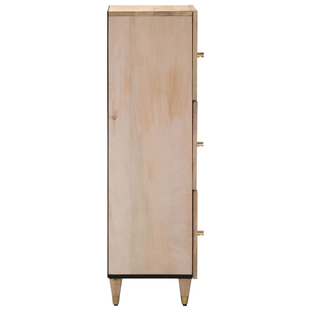 Hoge kast 40x33x110 cm massief mangohout