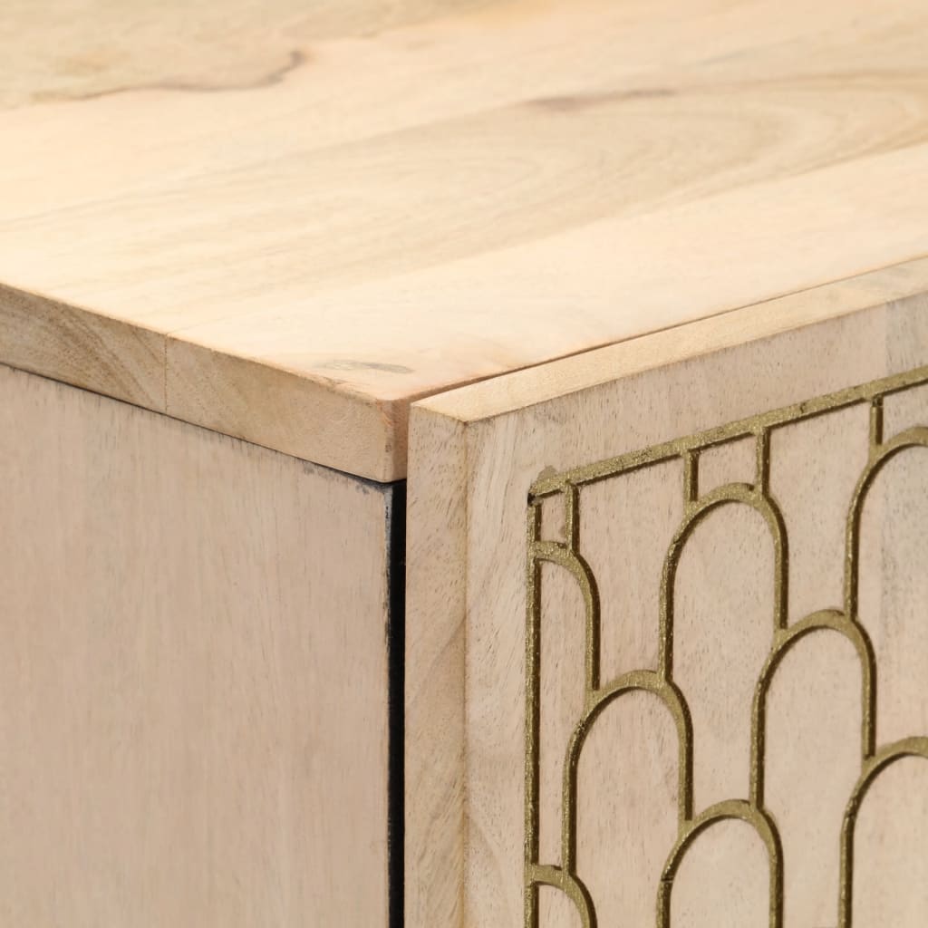 Hoge kast 40x33x110 cm massief mangohout