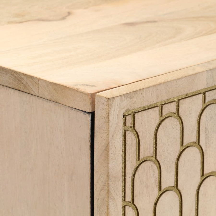 Hoge kast 40x33x110 cm massief mangohout