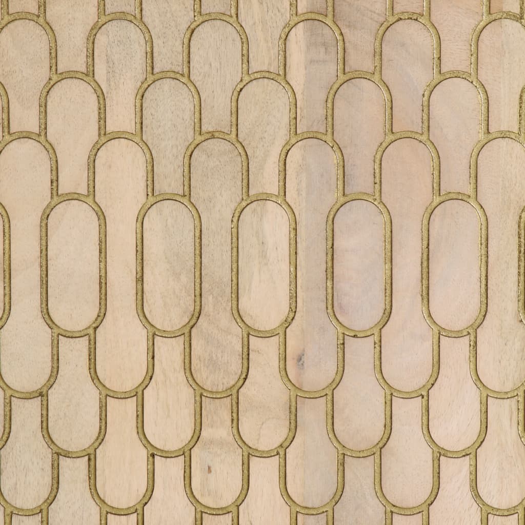 Hoge kast 40x33x110 cm massief mangohout
