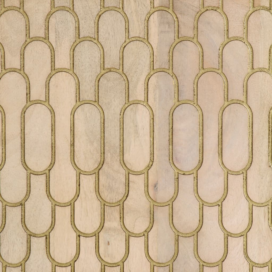 Hoge kast 40x33x110 cm massief mangohout