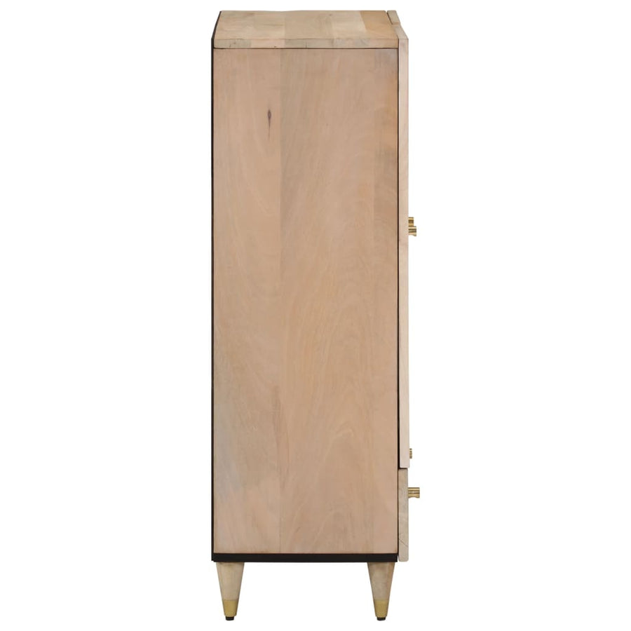Hoge kast 60x33x100 cm massief mangohout