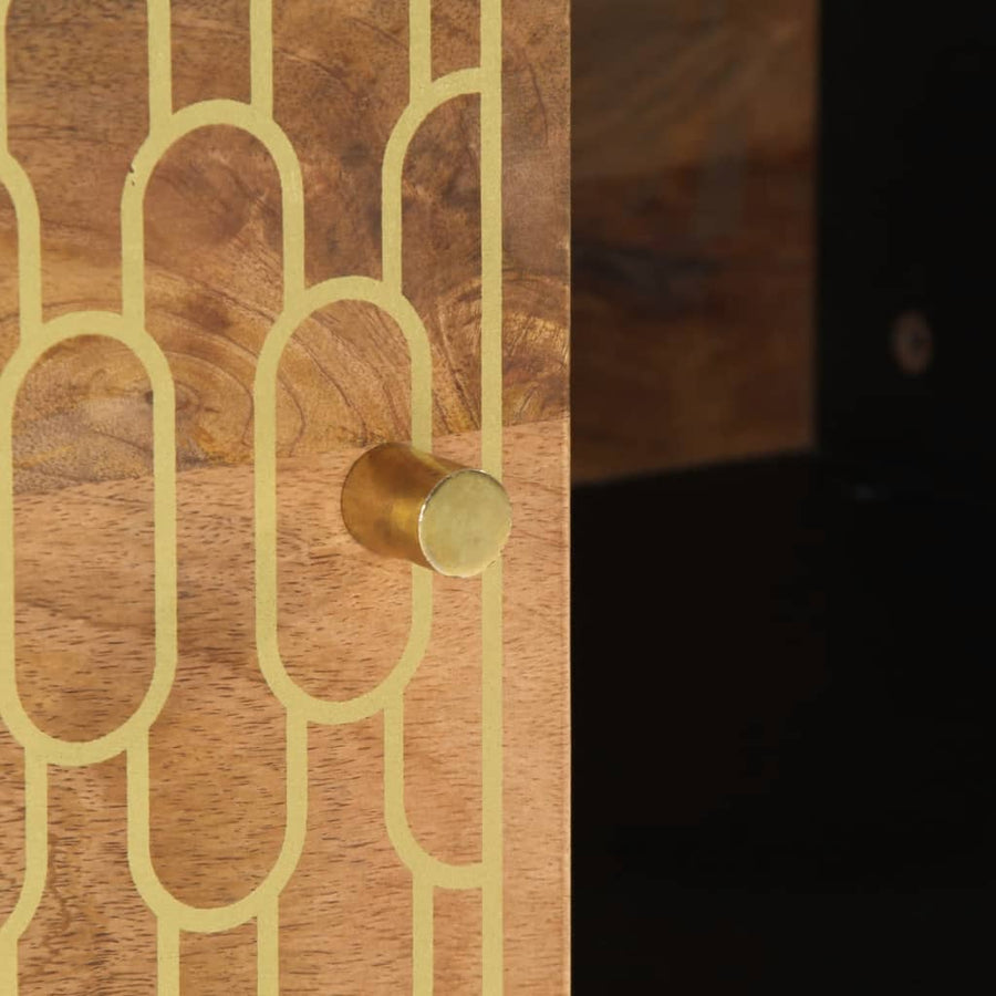 Salontafel 80x50x40 cm massief mangohout