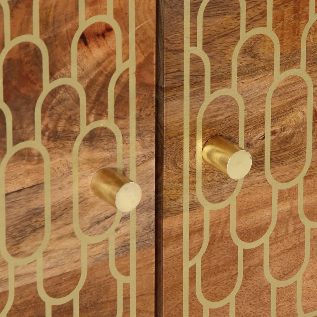Salontafel 80x50x40 cm massief mangohout