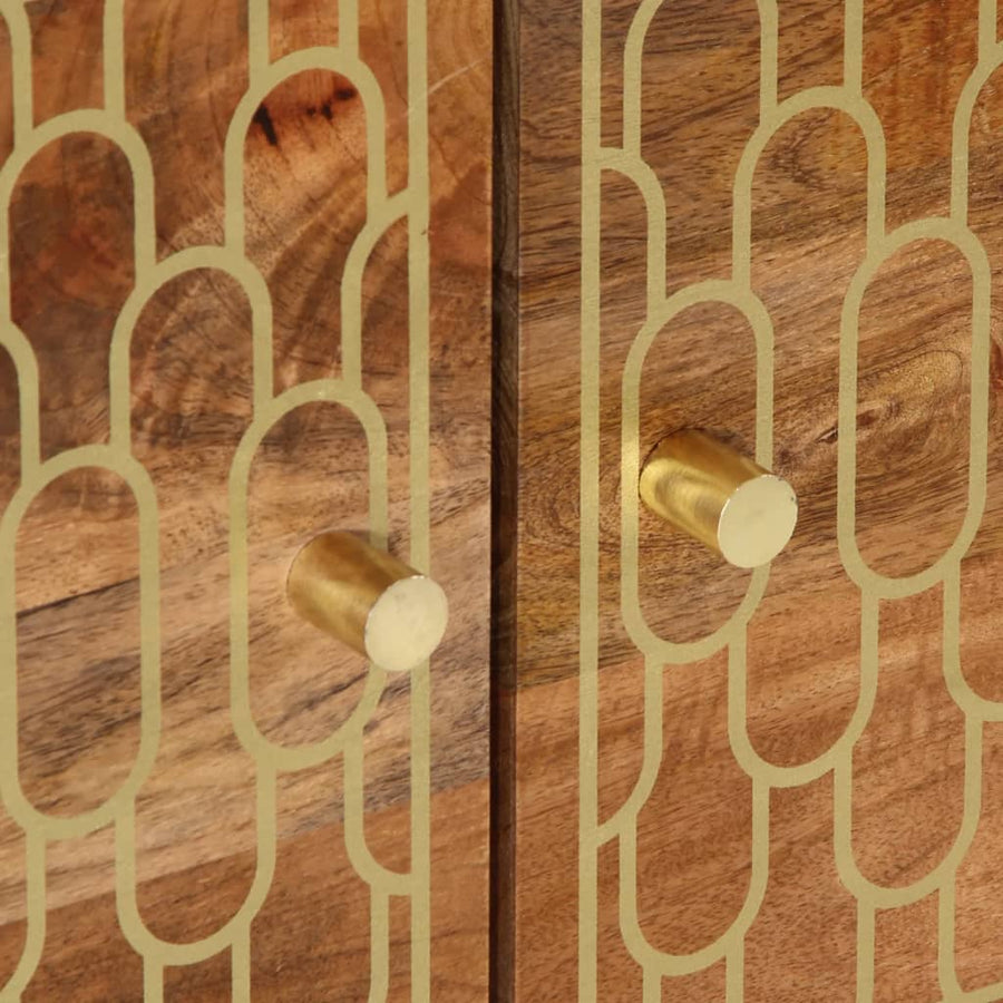Salontafel 80x50x40 cm massief mangohout