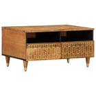 Coffee table 80x54x40 cm solid mango wood