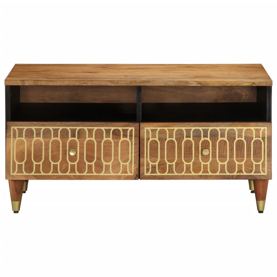 Salontafel 80x54x40 cm massief mangohout