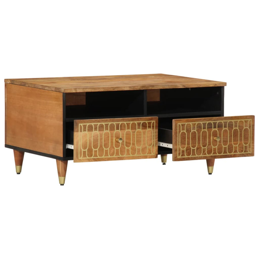 Salontafel 80x54x40 cm massief mangohout