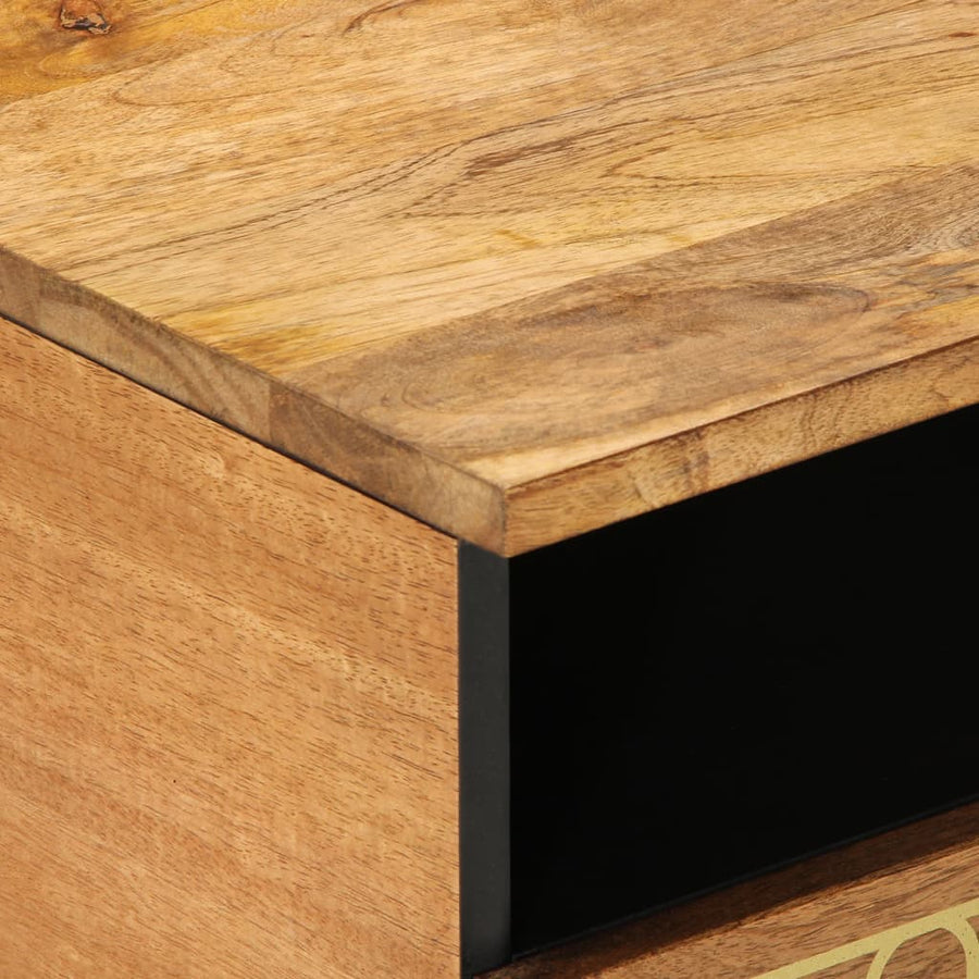 Salontafel 80x54x40 cm massief mangohout