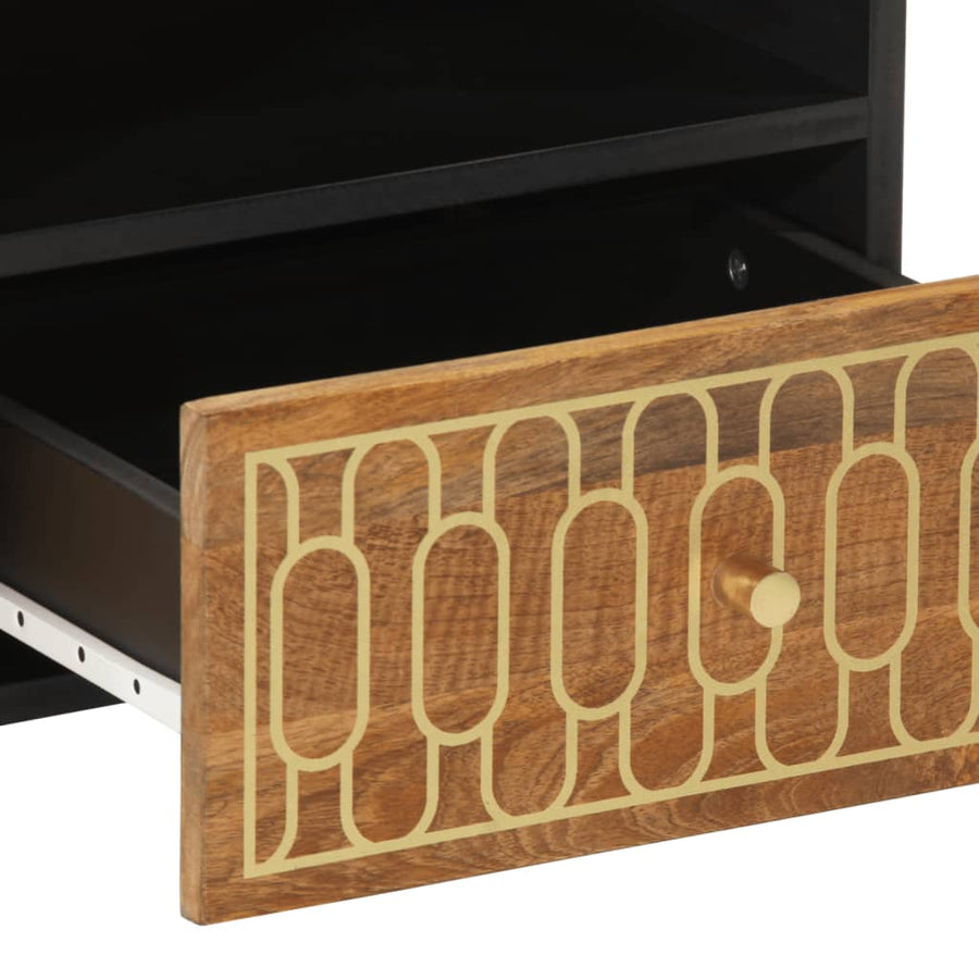 Salontafel 80x54x40 cm massief mangohout