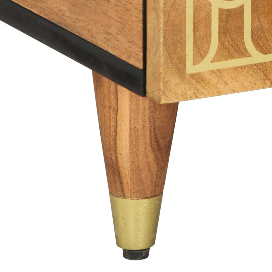 Salontafel 80x54x40 cm massief mangohout
