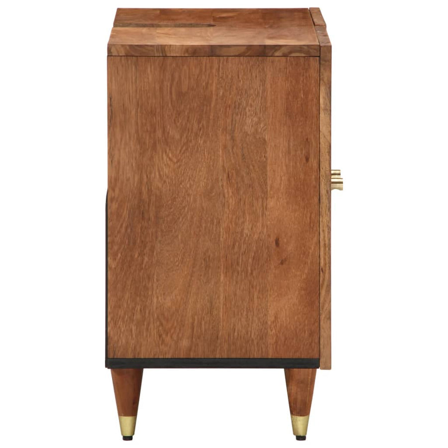 Wastafelkast 62x33x58 cm massief mangohout