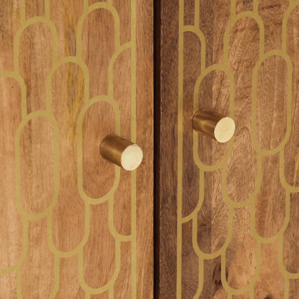 Wastafelkast 62x33x58 cm massief mangohout