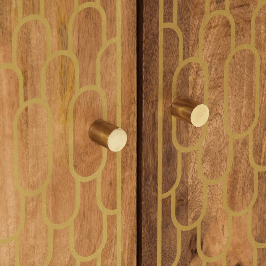 Wastafelkast 62x33x58 cm massief mangohout