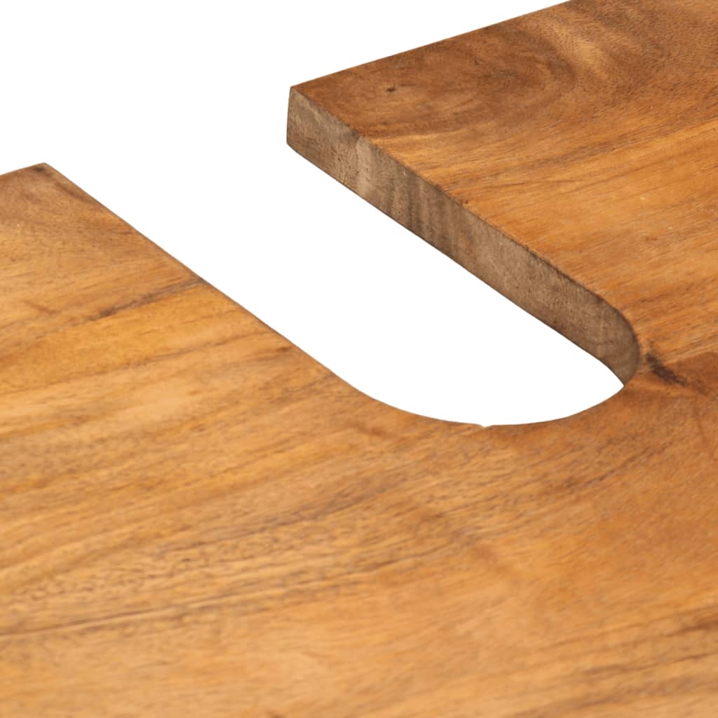 Wastafelkast 62x33x58 cm massief mangohout