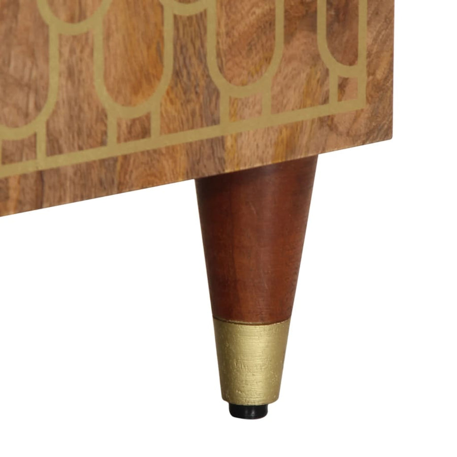 Wastafelkast 62x33x58 cm massief mangohout