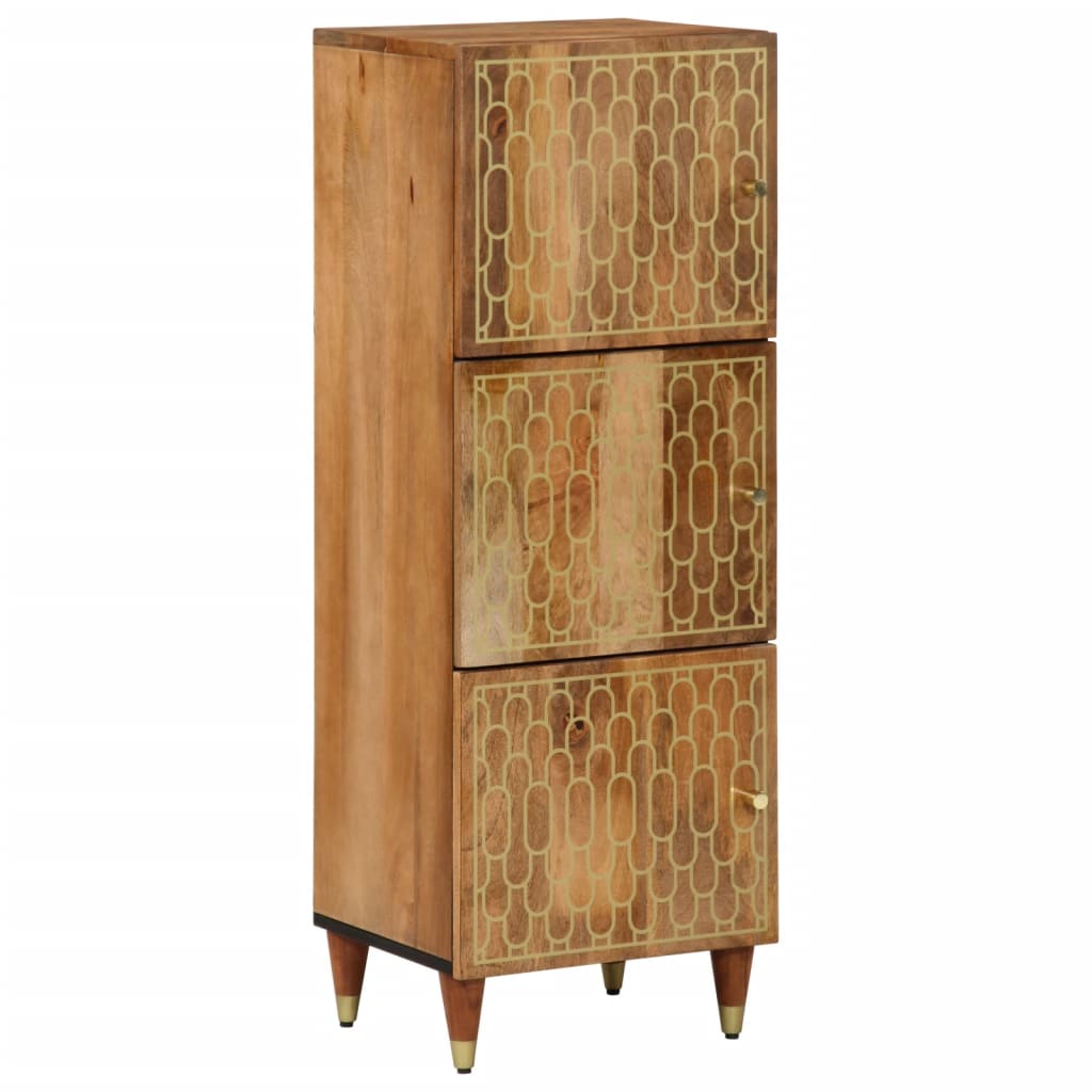 Hoge kast 40x33x110 cm massief mangohout