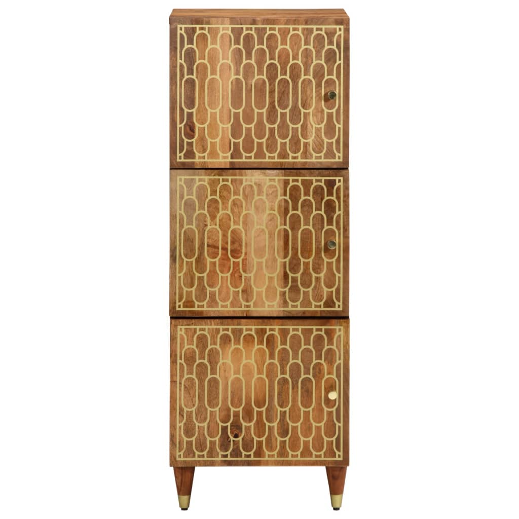 Hoge kast 40x33x110 cm massief mangohout