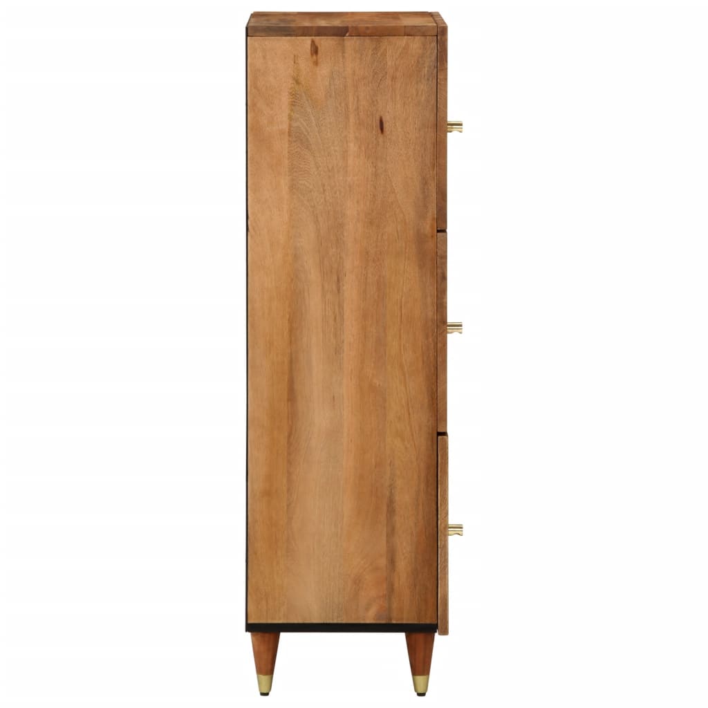 Hoge kast 40x33x110 cm massief mangohout