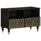 TV cabinet 70x33x46 cm solid mango wood