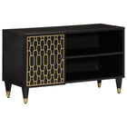 TV cabinet 80x31.5x46 cm solid mango wood