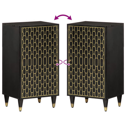 Bijzetkast 40x33x75 cm massief mangohout