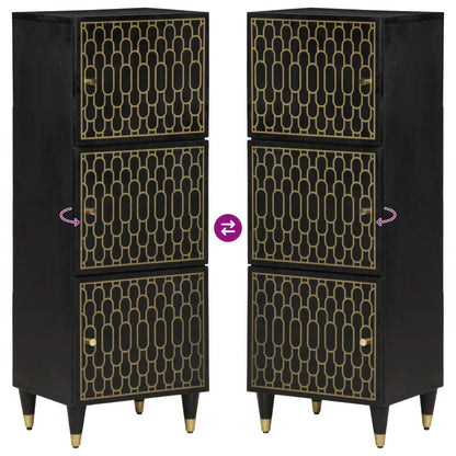 Hoge kast 40x33x110 cm massief mangohout