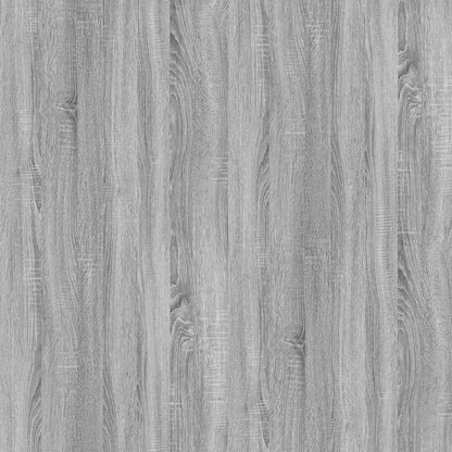 2-delige Badkamermeubelset bewerkt hout grijs sonoma eikenkleur