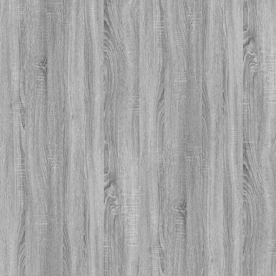 2-delige Badkamermeubelset bewerkt hout grijs sonoma eikenkleur