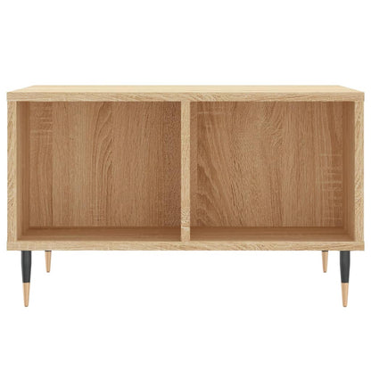 Salontafel 60X50X36,5 Cm Bewerkt Hout Kleurig Sonoma eiken