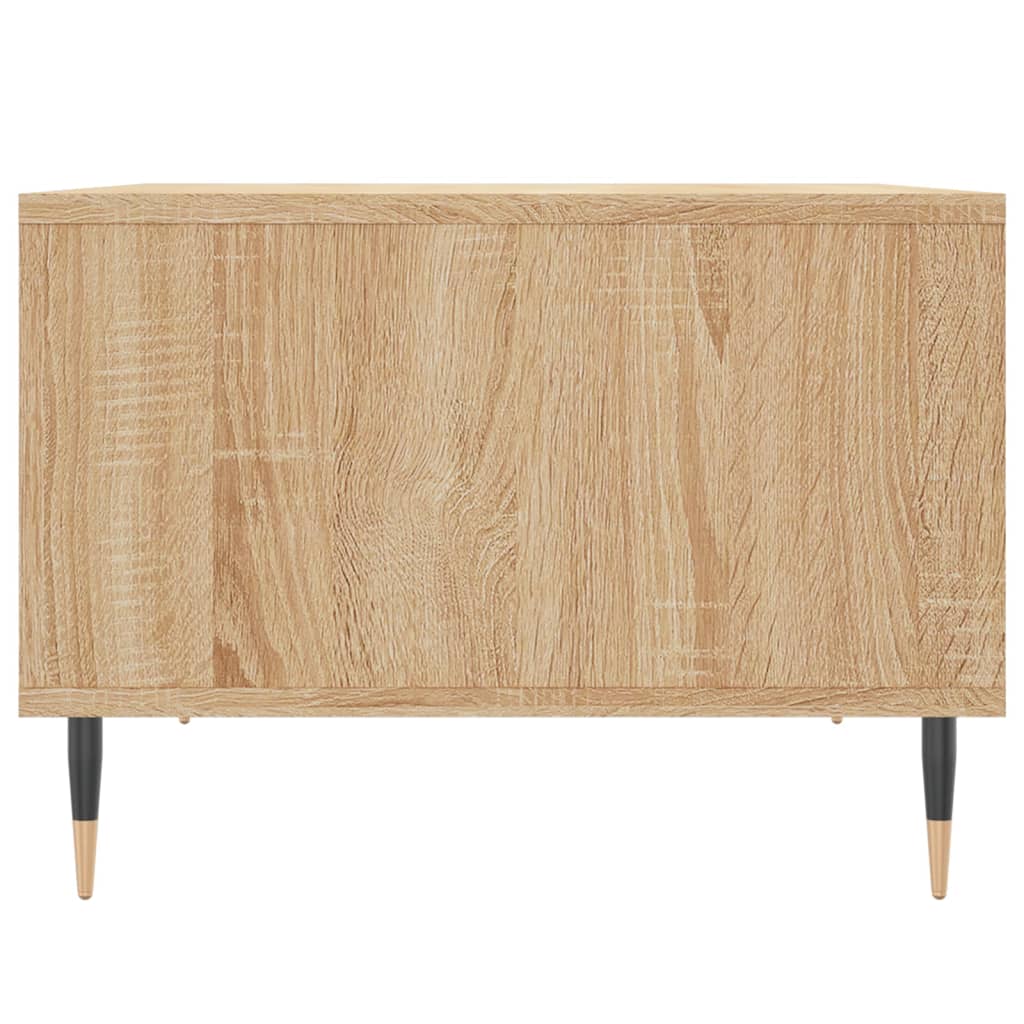Salontafel 60X50X36,5 Cm Bewerkt Hout Kleurig Sonoma eiken