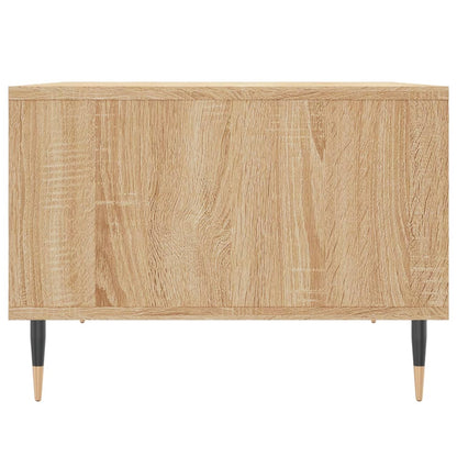 Salontafel 60X50X36,5 Cm Bewerkt Hout Kleurig Sonoma eiken