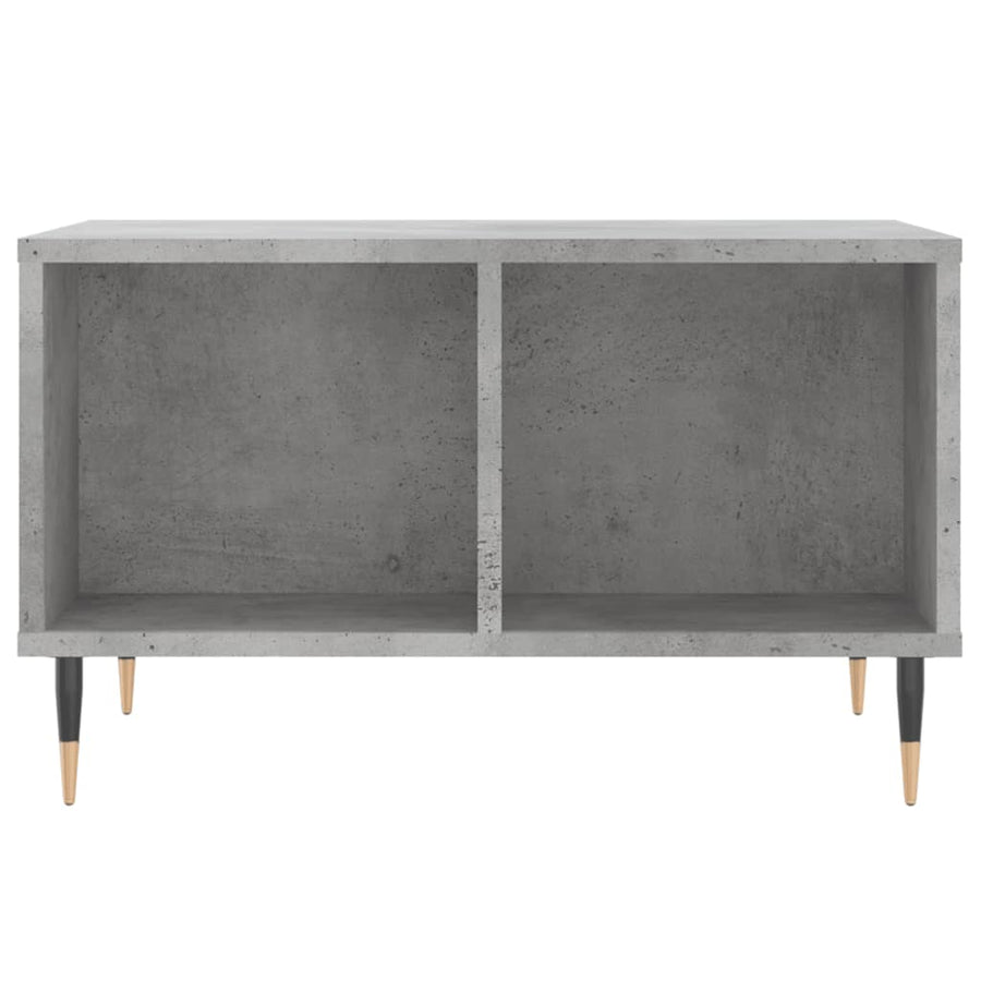 Salontafel 60X50X36,5 Cm Bewerkt Hout Betongrijs