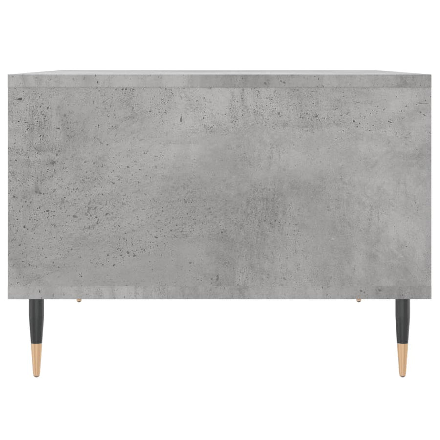 Salontafel 60X50X36,5 Cm Bewerkt Hout Betongrijs