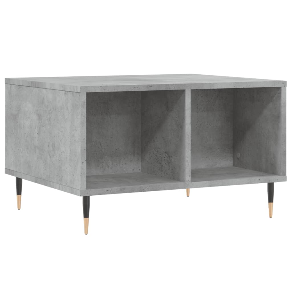 Salontafel 60X50X36,5 Cm Bewerkt Hout Betongrijs