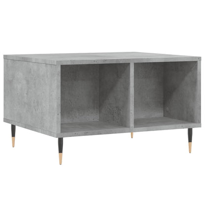 Salontafel 60X50X36,5 Cm Bewerkt Hout Betongrijs