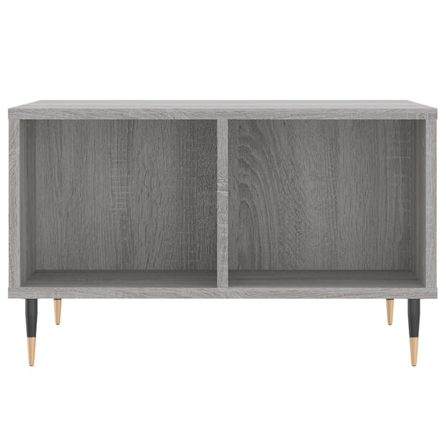 Salontafel 60X50X36,5 Cm Bewerkt Hout Grijs Grijs sonoma