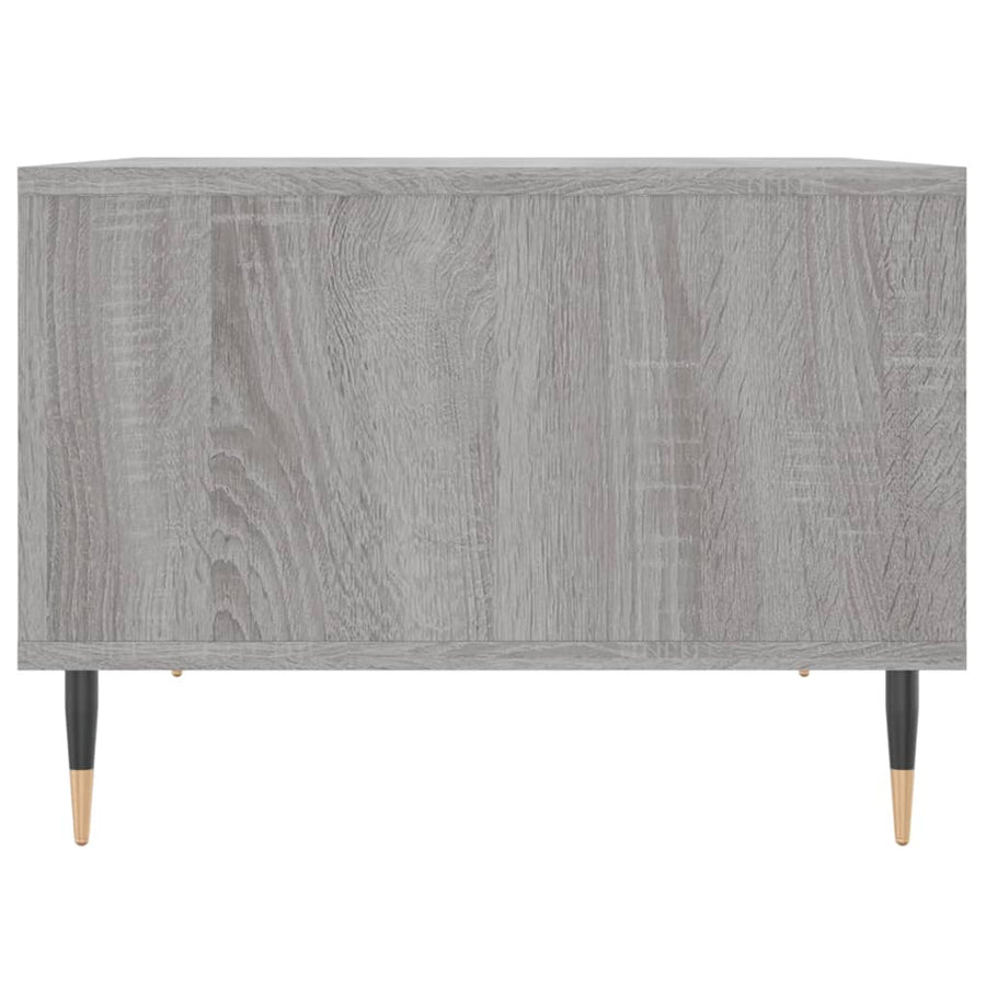 Salontafel 60X50X36,5 Cm Bewerkt Hout Grijs Grijs sonoma