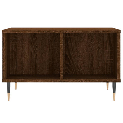 Salontafel 60X50X36,5 Cm Bewerkt Hout Bruin Eikenkleur Bruineiken