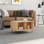 Salontafel 60x50x36,5 cm bewerkt hout sonoma eiken