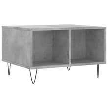 Salontafel 60X50X36,5 Cm Bewerkt Hout Betongrijs