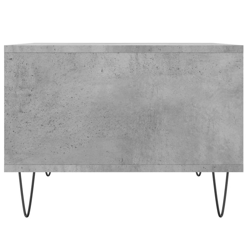 Salontafel 60X50X36,5 Cm Bewerkt Hout Betongrijs