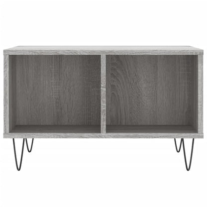 Salontafel 60X50X36,5 Cm Bewerkt Hout Grijs Grijs sonoma