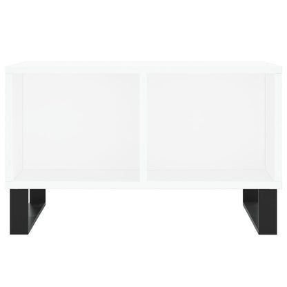 Salontafel 60X50X36,5 Cm Bewerkt Hout Wit
