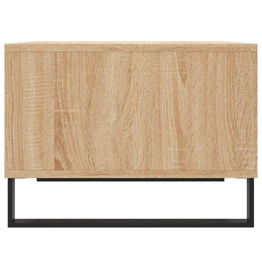 Salontafel 60X50X36,5 Cm Bewerkt Hout Kleurig Sonoma eiken